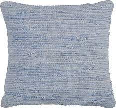 Aqua Chindi Pillow 18x18