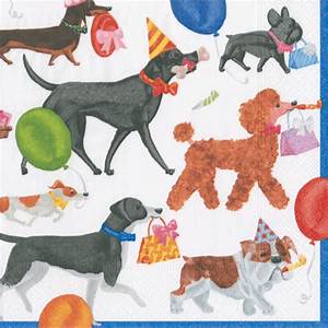 Winston and Friends Paper Luncheon Napkins - 20 Per Package