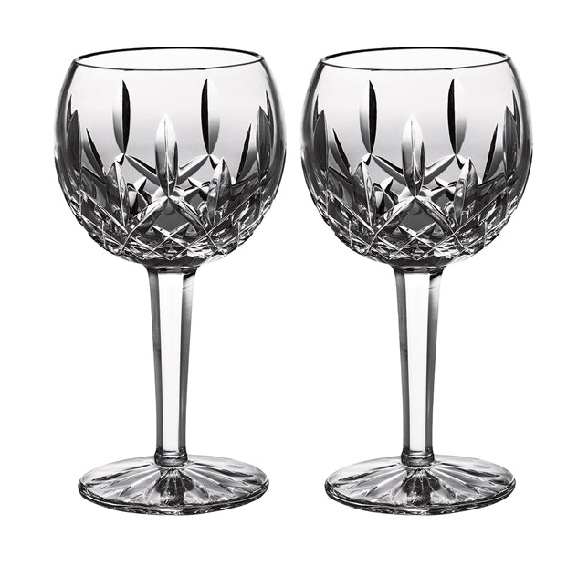 Classic Lismore Balloon Wine, Pair