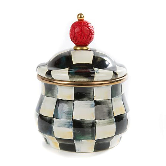 Courtly Check Lidded Sugar Bowl