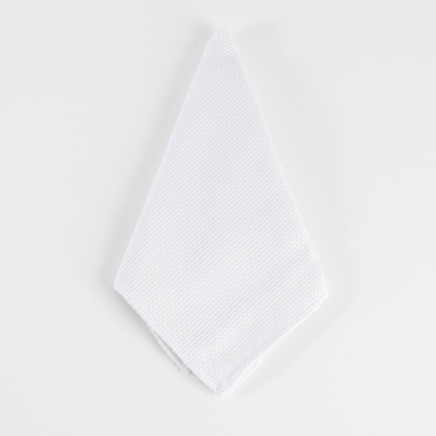 White Basket Weave Napkin S/4