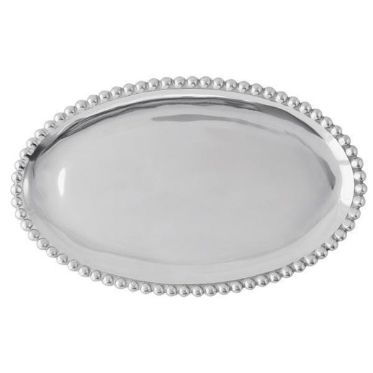 Pearled Oval Platter