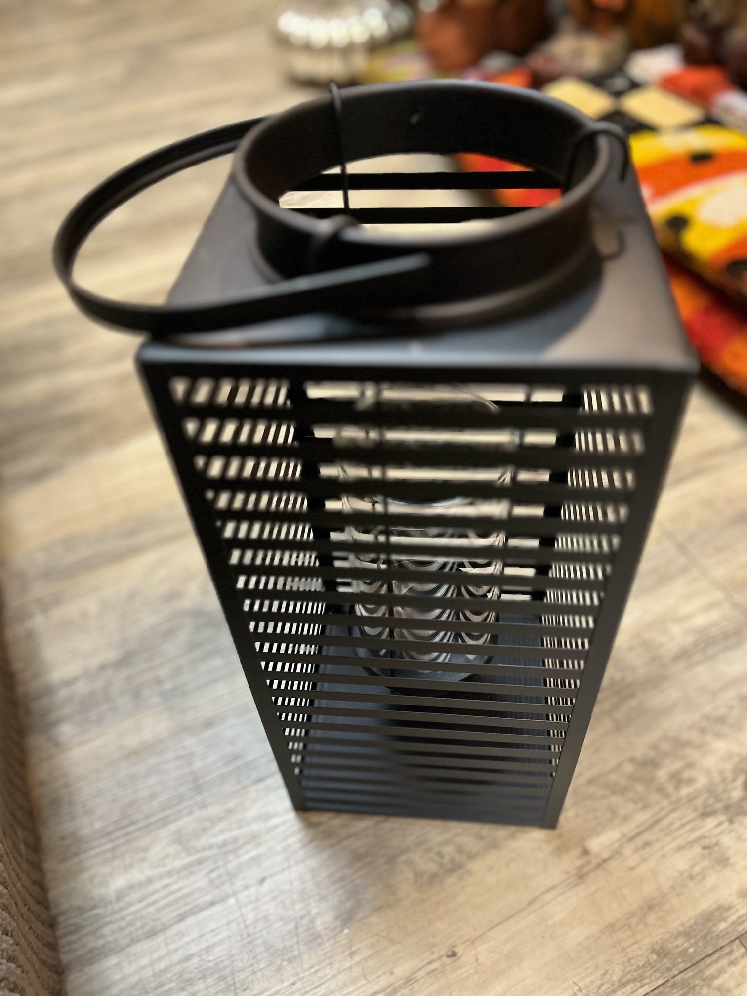 Lantern Metal Matte Black