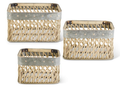 Woven Bamboo Wall Basket Large