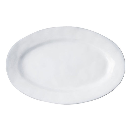 Quotidien Oval Platter 21 in. - White Truffle