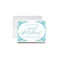 Just Darlin Baby Blue Card