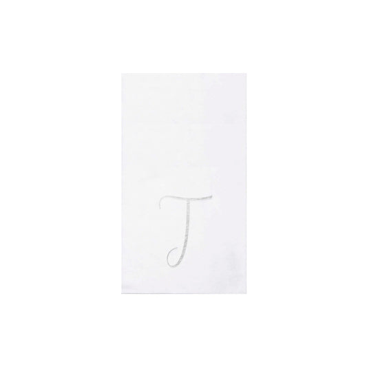 T Papersoft Napkins Monogram Guest Towels (Pack of 20)