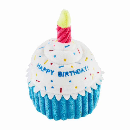 Musical Blue Cupcake Plush Toy