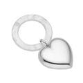 Precious Heart Elena Heart Sterling Rattle by Reed & Barton