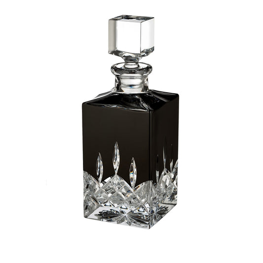 Lismore Black Square Decanter