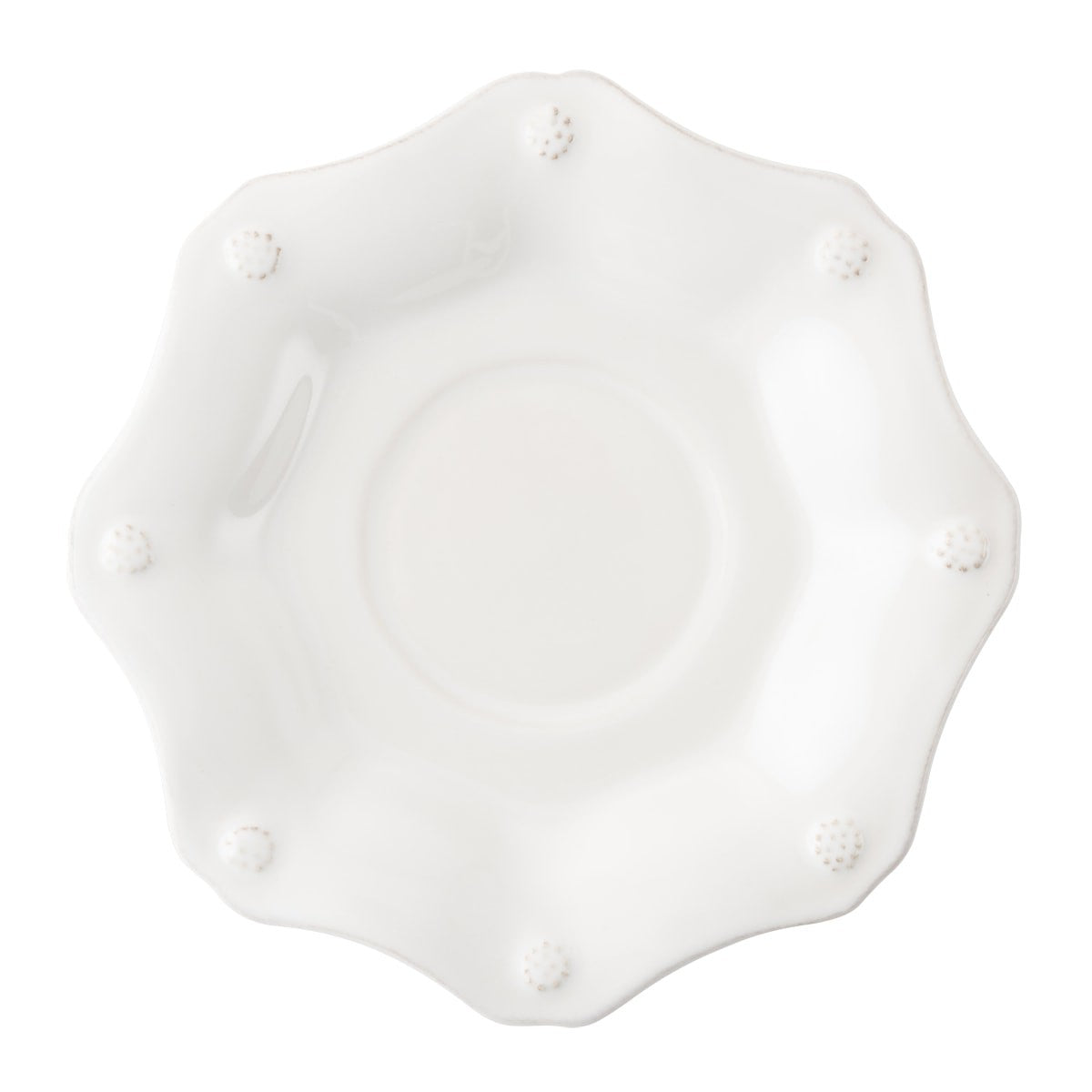 Berry & Thread Scallop Tea Plate - Whitewash