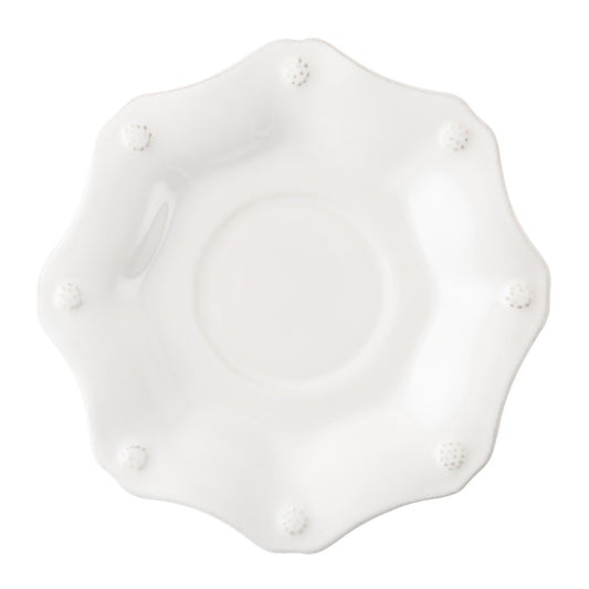 Berry & Thread Scallop Tea Plate - Whitewash