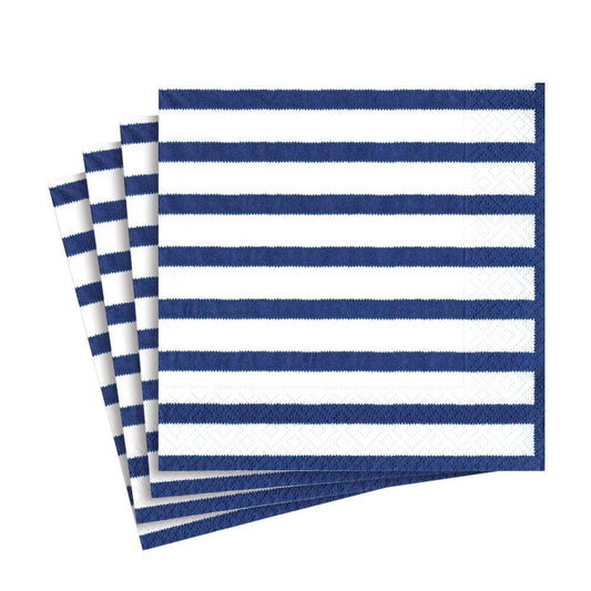 Bretagne Paper Luncheon Napkins in Blue - 20 Per Package