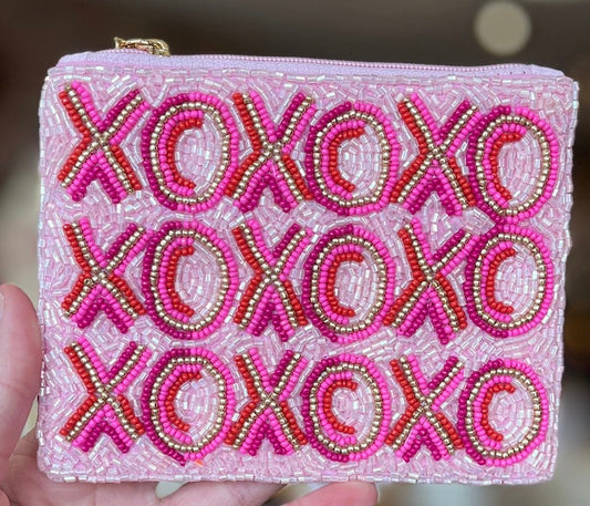 Pink XOXO Coin Purse