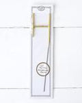 Big Golden Sparkler Wand Letter, H