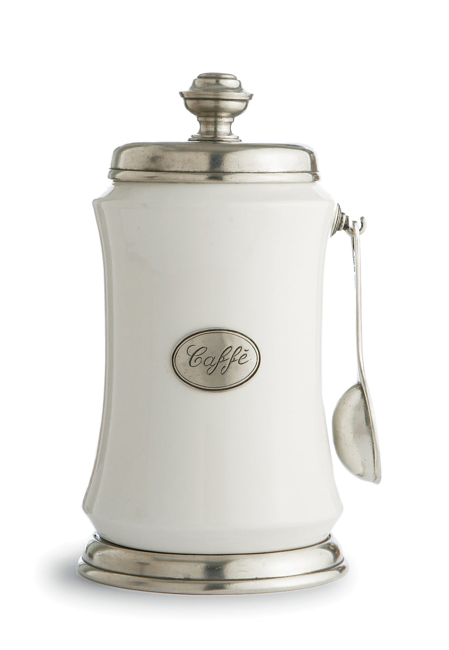 Tuscan Coffee Canister w/ Spoon