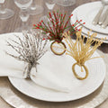 Beaded Silver Napkin Ring