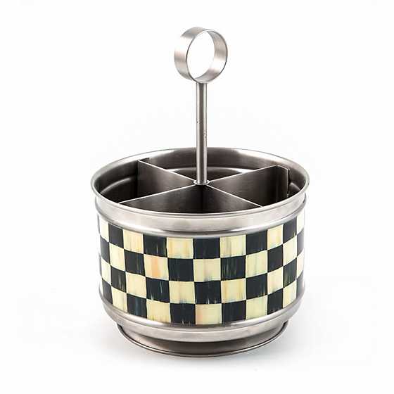 Courtly Check Supper Club Flatware Caddy