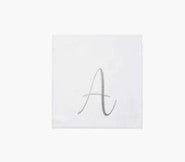 A Papersoft Napkins Monogram Cocktail Napkins (Pack of 20)