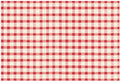 Red Painted Check Runner
