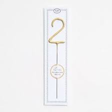 Big Golden Sparkler Wand Number, 2