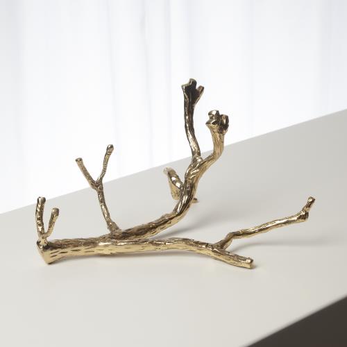 Twig Wine Bottle Holder-Brass