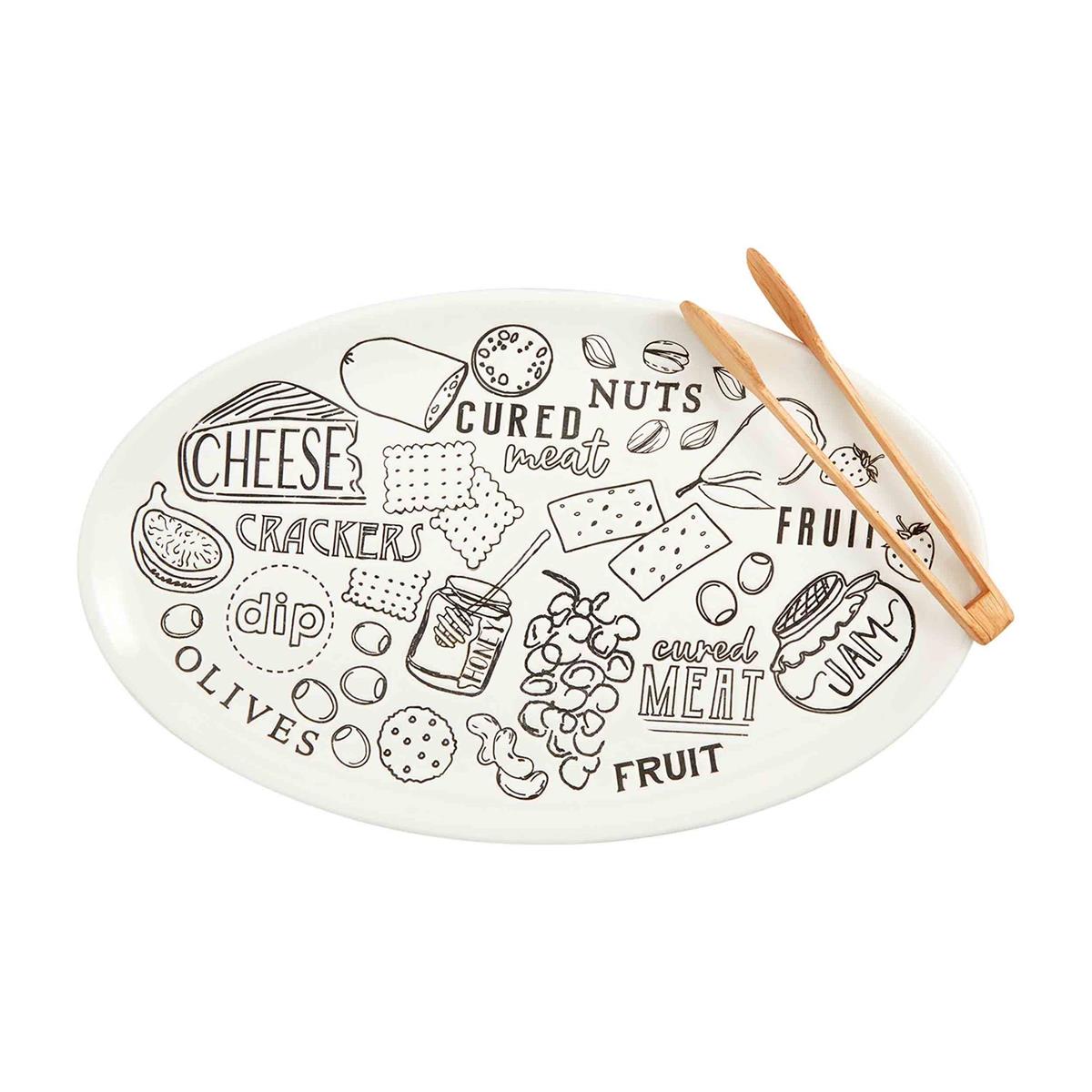 Charcuterie Ceramic Platter Set