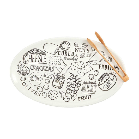 Charcuterie Ceramic Platter Set