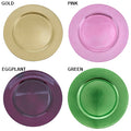 Classic Design Charger Plate Pink