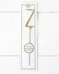 Big Golden Sparkler Wand Letter, Z