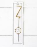 Big Golden Sparkler Wand Letter, Z