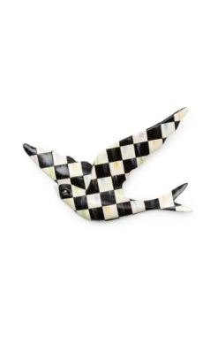 Courtly Check Swallowtail Wall Decor