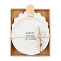 Ceramic Turkey Cheese Plate