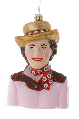 Vintage Cowgirl Ornament