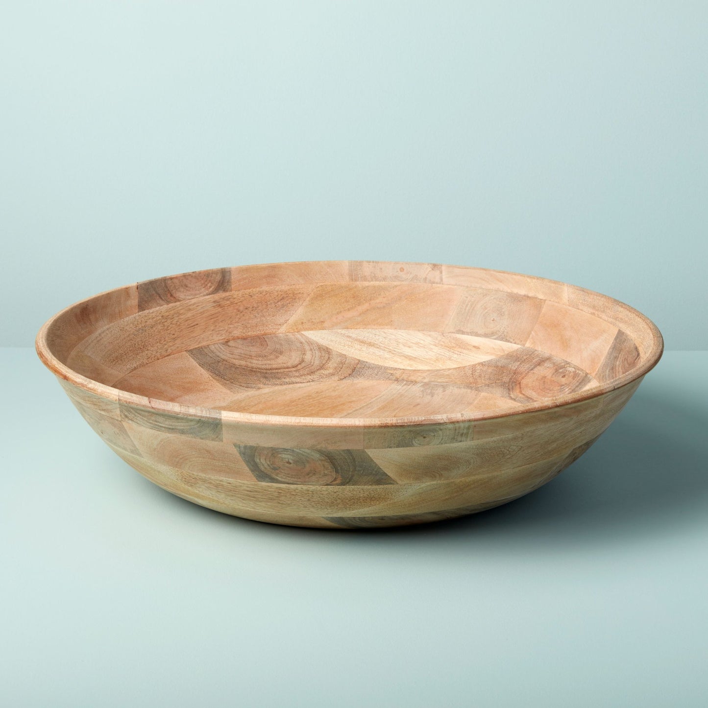 Mango Wood Supersized Round Bowl