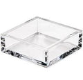 Acrylic Cocktail Napkin Holder - Crystal Clear