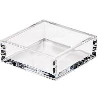 Acrylic Cocktail Napkin Holder - Crystal Clear