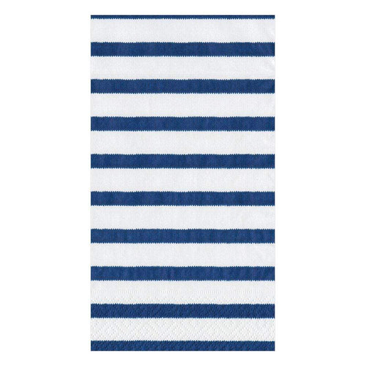 Bretagne Paper Guest Towel Napkins in Blue - 15 Per Package