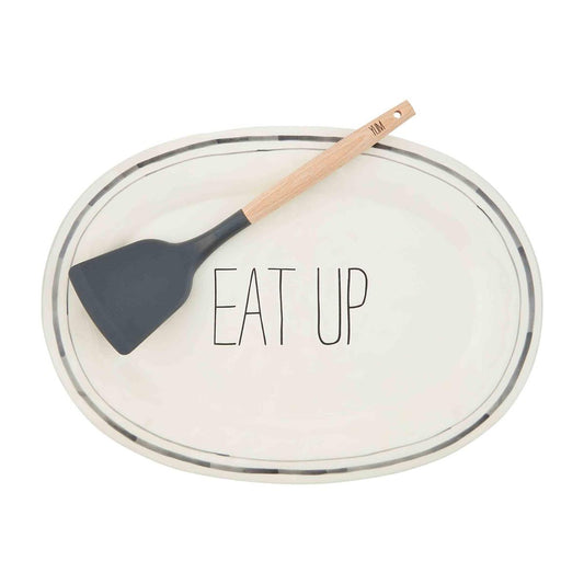 Eat Up Platter And Spatula Set