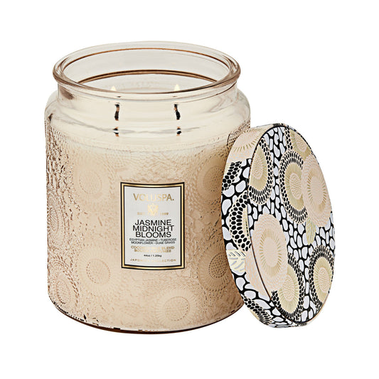 Jasmine Midnight Blooms Luxe Jar