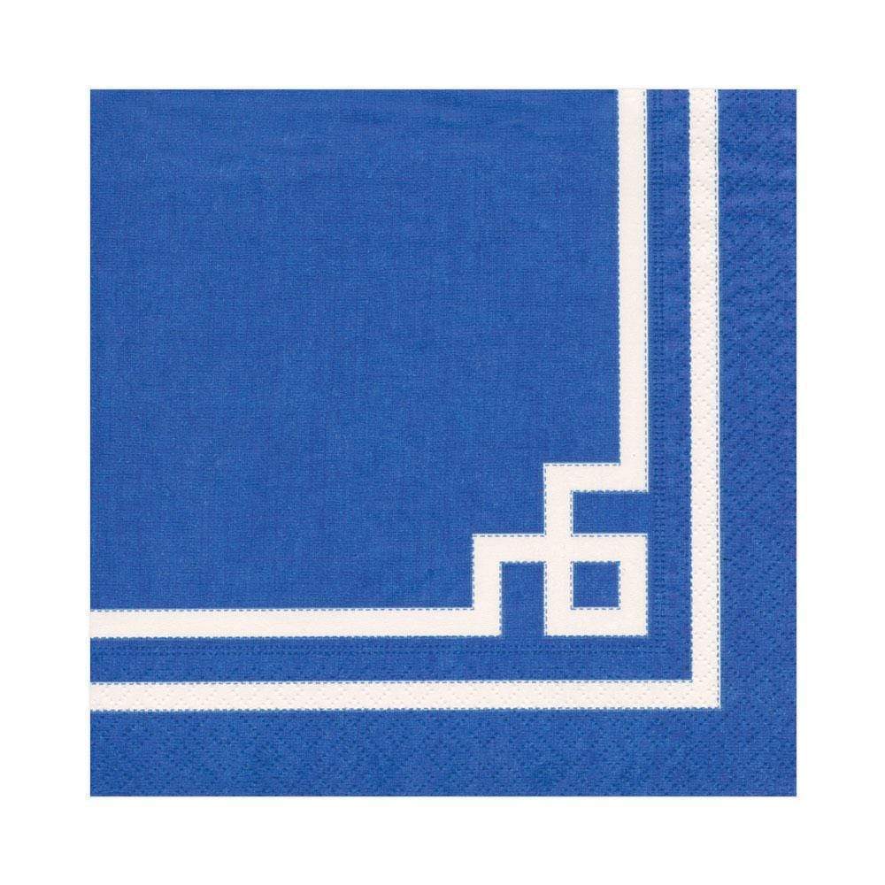 Rive Gauche Paper Luncheon Napkins, Marine Blue - 20 Per Package