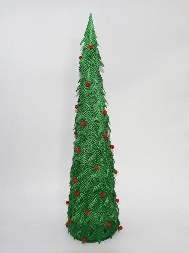 Velvet Holly Tree 24"