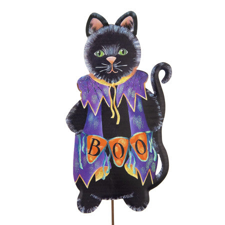 "BOO" Wizard Cat