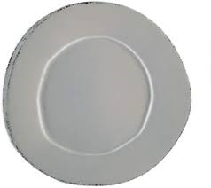 Lastra Gray Dinner Plate