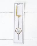 Big Golden Sparkler Wand Letter, L