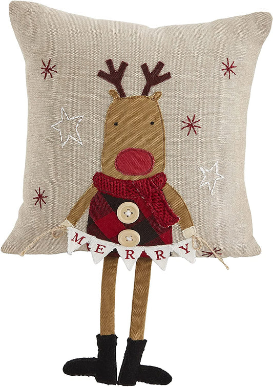 Reindeer Dangle Leg Pillow