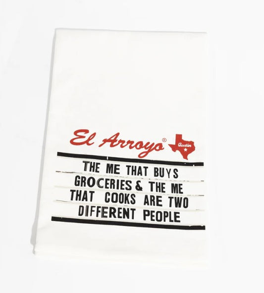 Two Different People Tea Towel