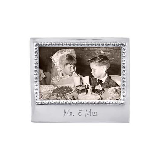 Mr & Mrs Beaded 4x6 Frame