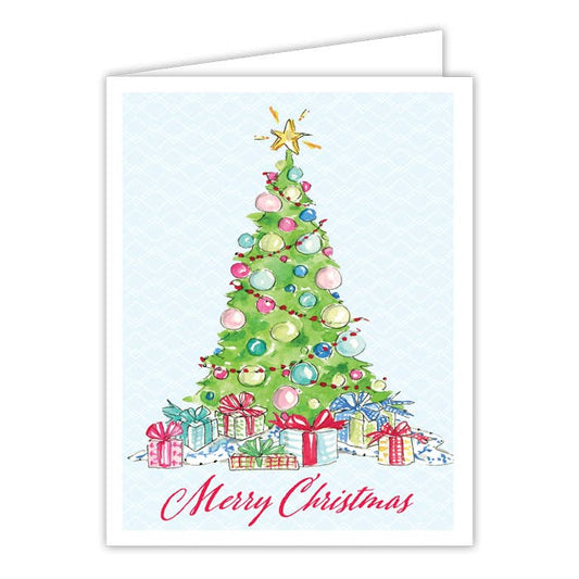 Christmas Tree with Presents Greeting Card