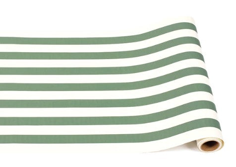 Dark Green Classic Stripe Runner